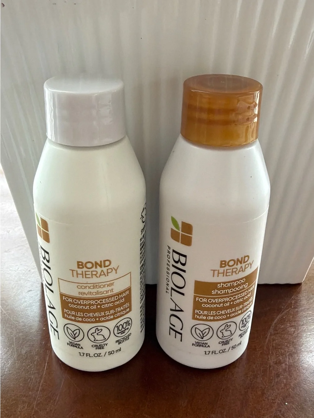 Bond Therapy Shampoo & Conditioner Set - White